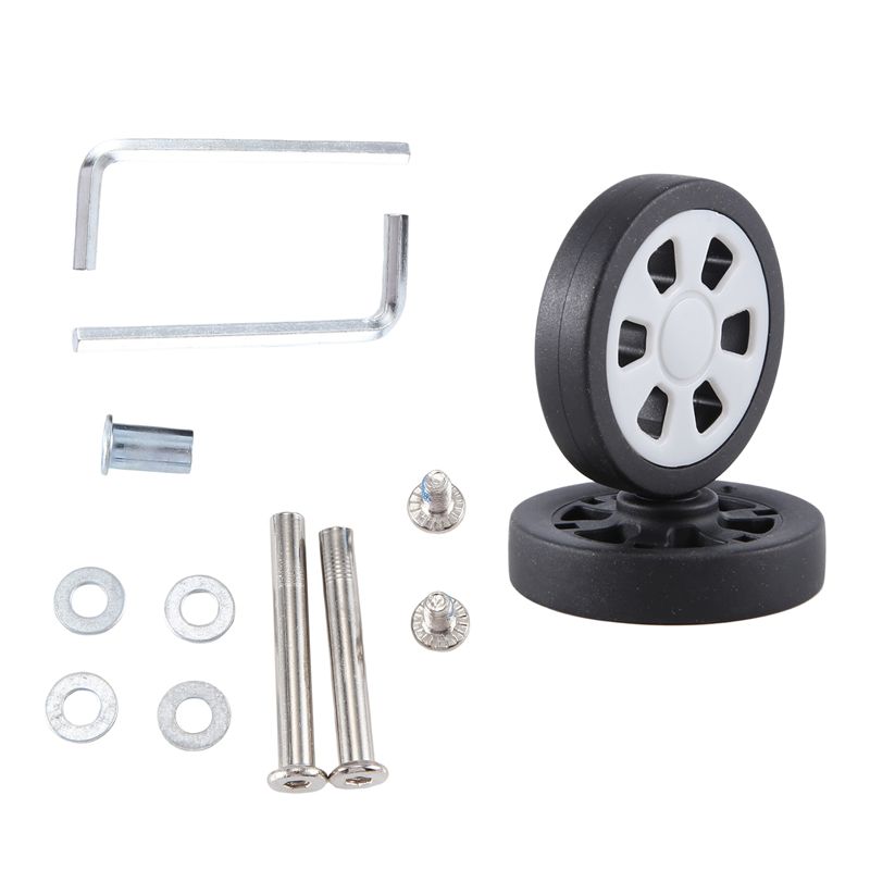 Caster Wheel - ABQR 55X12mm roues à bagages remplacement