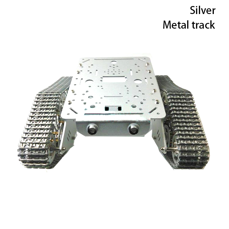 Tracked Robot Chassis - Châssis de char 2WD en métal