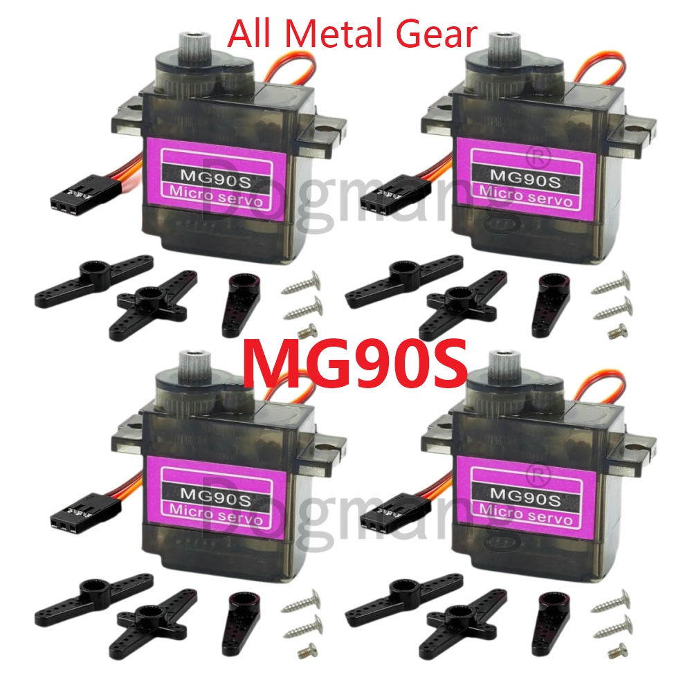 Sg90 Servo - MG90S Servo 1/2/4/10/20/50 pièces tout engrenage