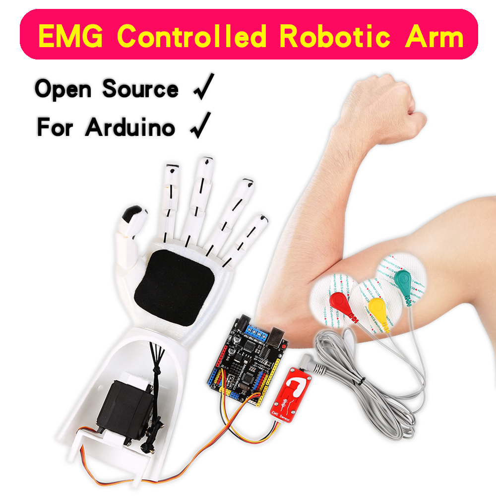 Capteur EMG bras robotique cap - Robot Arm Kit avis et prix