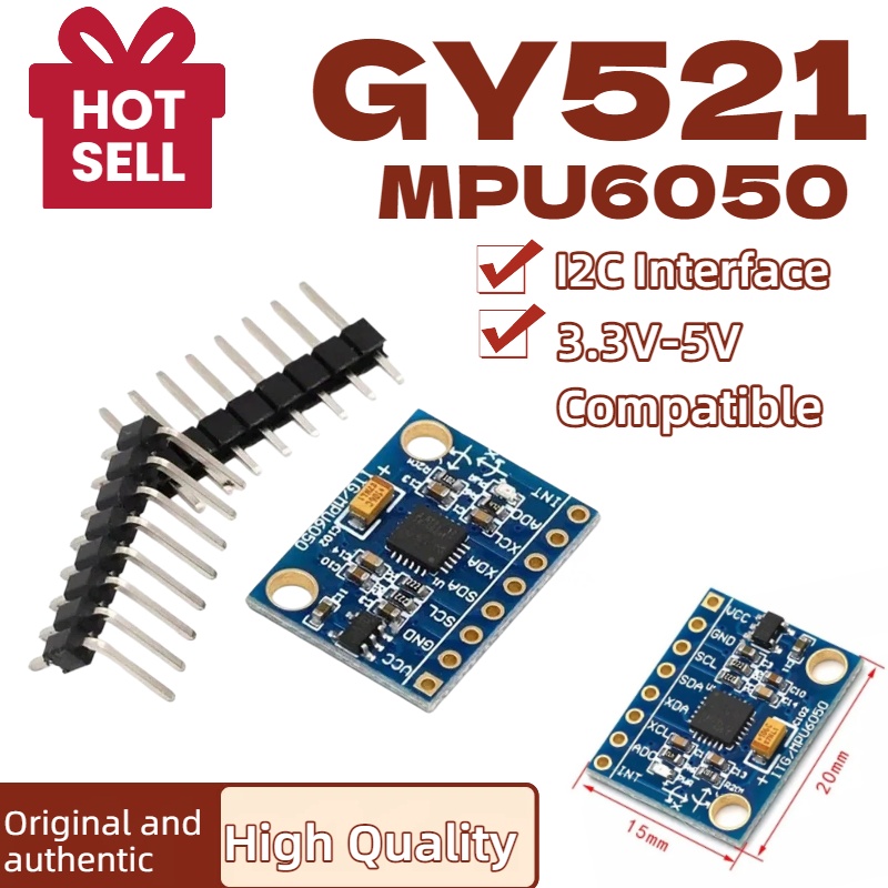 Capteur de gyroscope analogiqu - Accelerometer Mpu6050 avis et prix