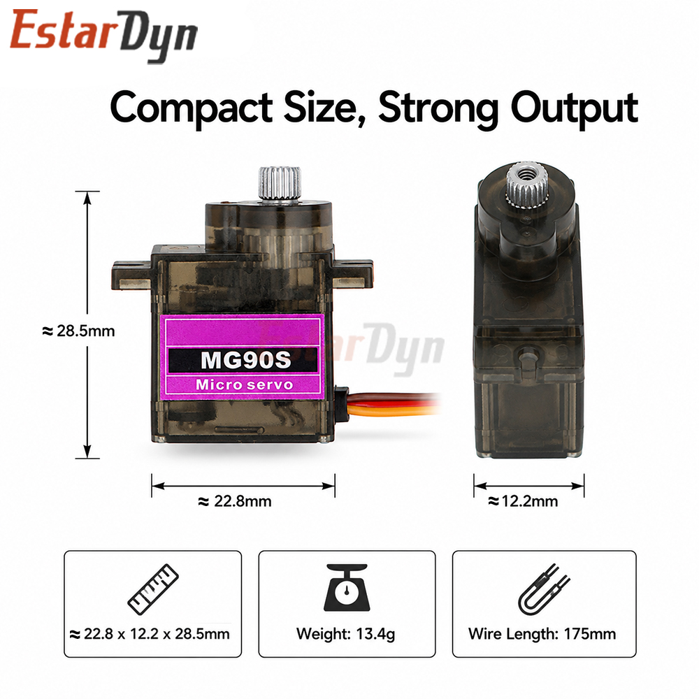 Estardyn MG90S Micro Servo Num - Sg90 Servo avis et prix