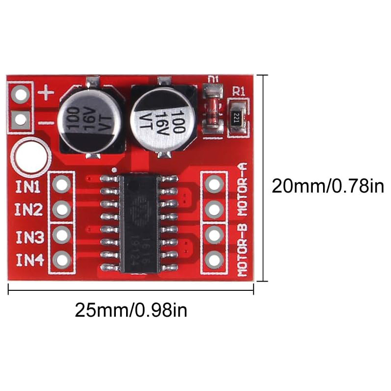 10 pièces L298N Mini Module de - Motor Driver L298N avis et prix