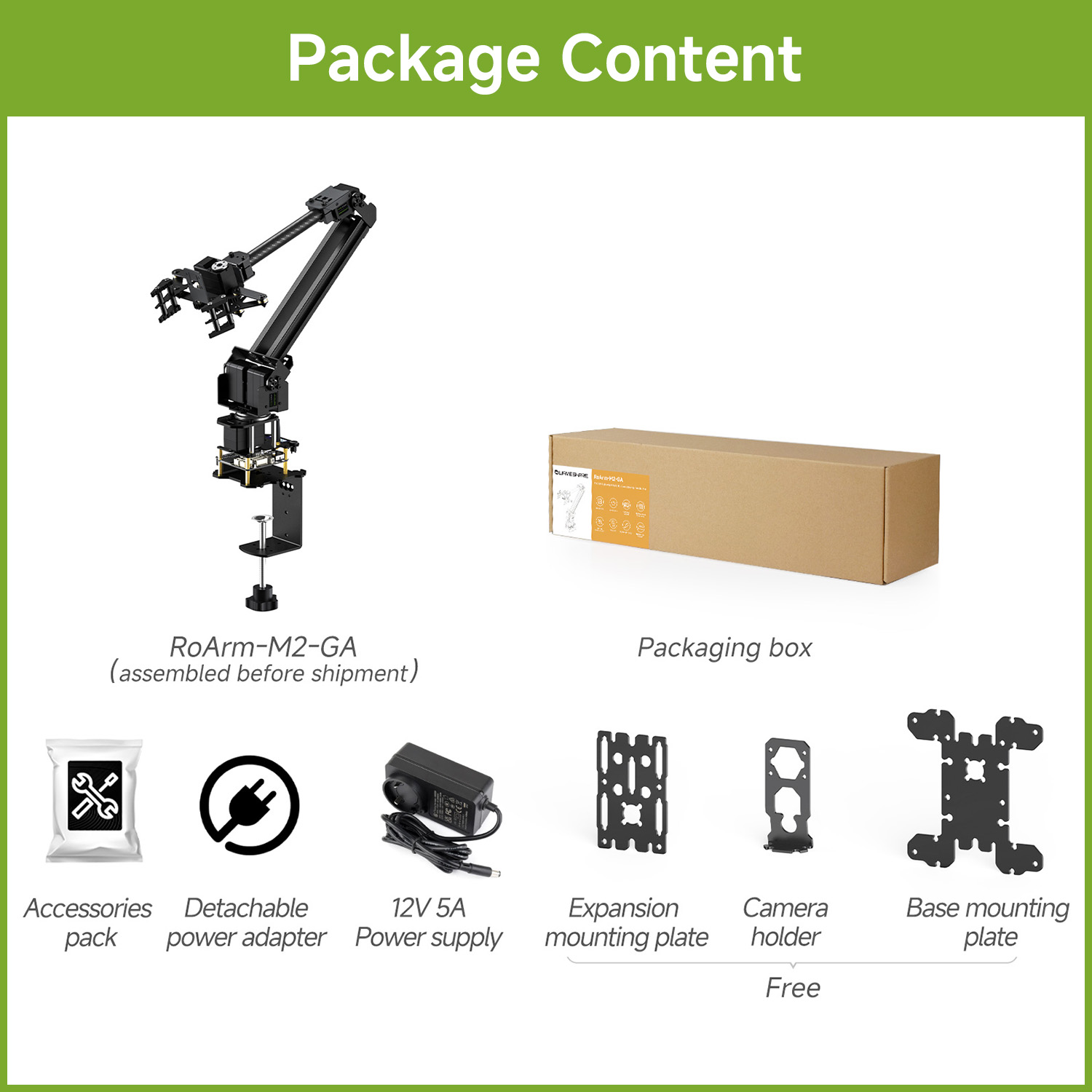Kit de bras robotique de burea - Servo Kit avis et prix