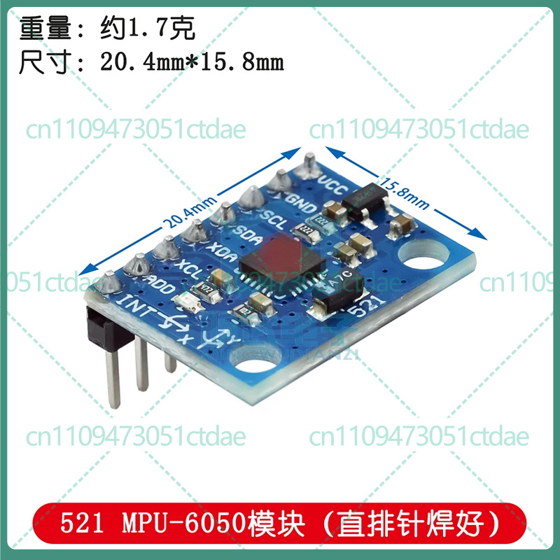 Module de capteur de gyroscope - Accelerometer Mpu6050 avis et prix