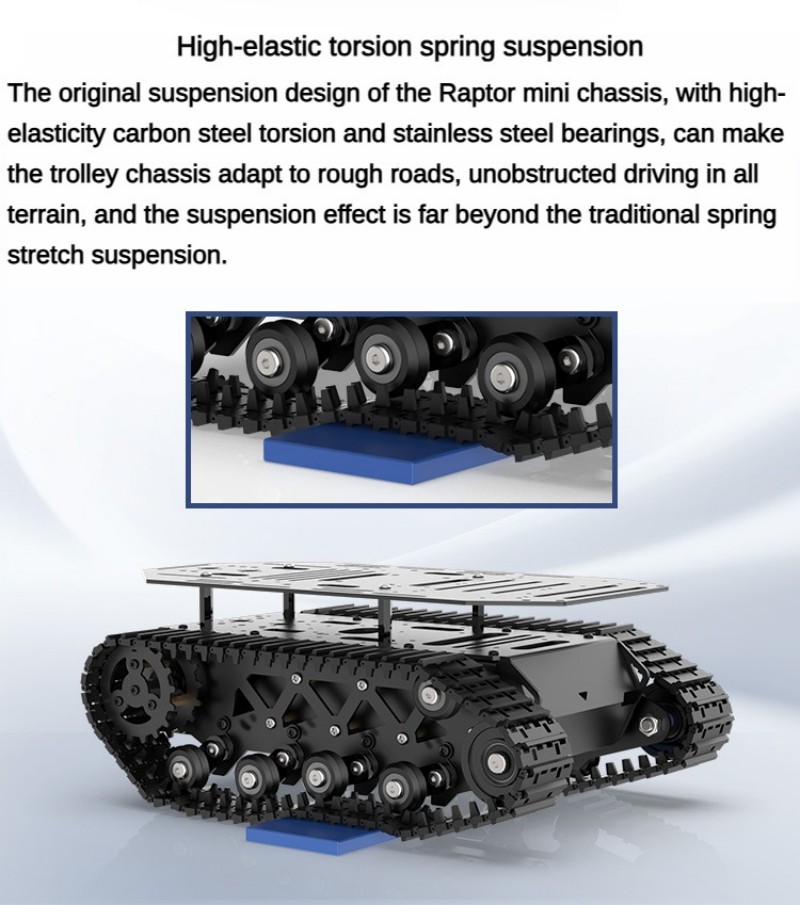 Châssis de char RC avec capaci - Tracked Robot Chassis avis et prix